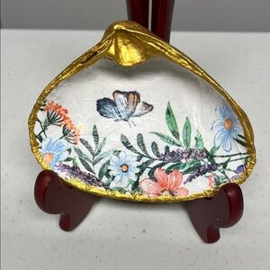 Handcrafted Butterfly Ring Trinket Dish